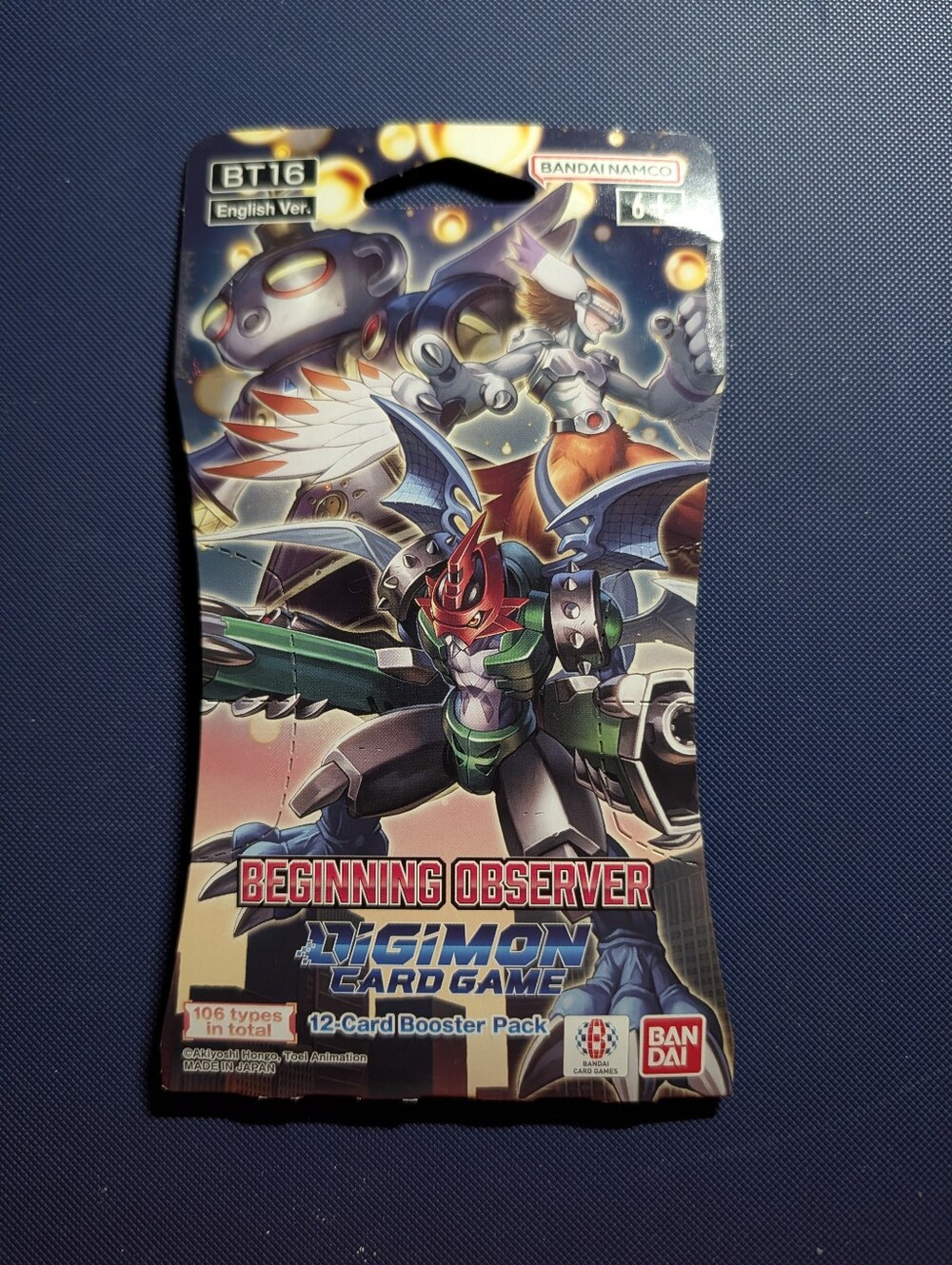 Digimon Beginning Observer Card Game BT16 12-Card Booster Pack
